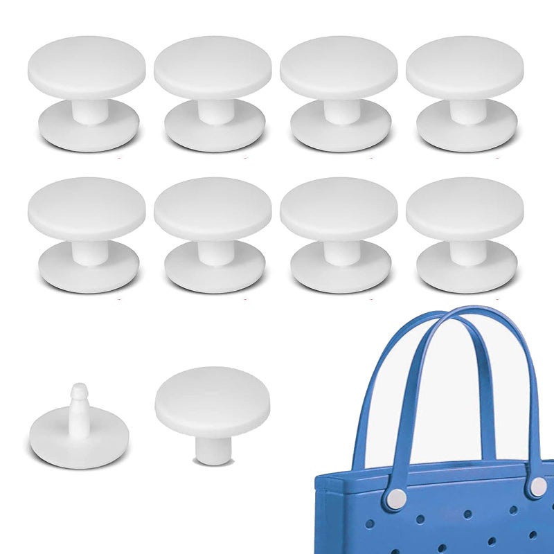 KOTESLLOE 8 Pcs Replacement Buttons Compatible with Bogg Bag - Fix Your Bag Easily Perfect Accessory for Bogg Bag Handles - Say Goodbye to Struggling with A Broken Bag - Image 1
